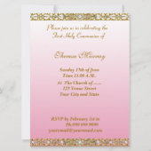 初領聖体パーティー招待状 招待状 (裏面)