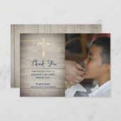 初領聖体感謝カード 招待状 (正面/裏面)