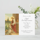 初領聖体招待状：あらゆるものにおける聖体拝領 招待状 (スタンド正面)