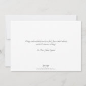 初領聖体招待状：あらゆるものにおける聖体拝領 招待状 (裏面)