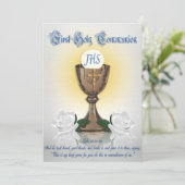 初領聖体招待状 招待状 (スタンド正面)