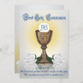 初領聖体招待状 招待状 (正面/裏面)