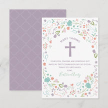 初領聖体 感謝カード オーダーメイド