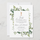 初領聖体 招待状 (正面)