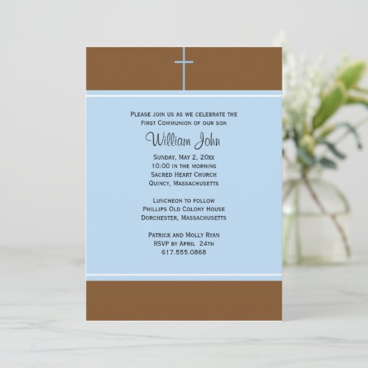 初領聖体 招待状 (スタンド正面)