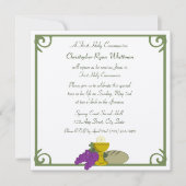 初領聖体 招待状 (正面)