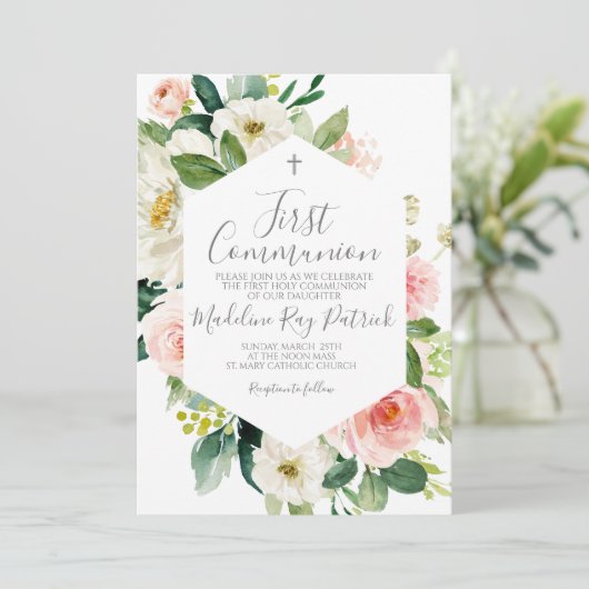 初領聖体 招待状 (スタンド正面)