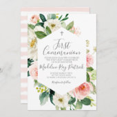 初領聖体 招待状 (正面/裏面)