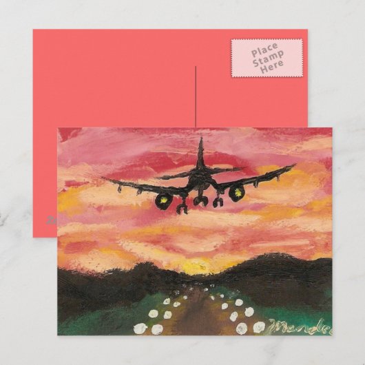 初飛行 ポストカード (正面/裏面)