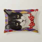 判事とアリバイ枕 アクセントクッション (正面)