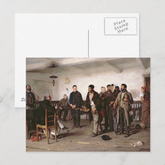 判事の前で ポストカード (正面/裏面)