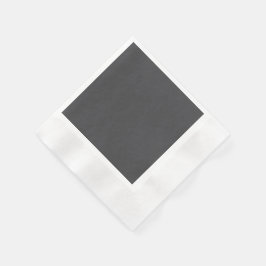 判別不能な濃紺の模様 縁ありカクテルナプキン