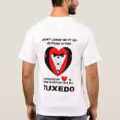 判断してはいけない…または苦い…より良くしなさい Tシャツ (裏面)