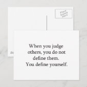 判断しない ポストカード (正面/裏面)