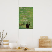 判断なしに感情が存在し得る – Hedgehog ポスター (キッチン)