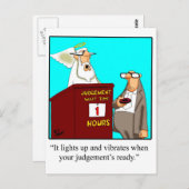 判断の準備が整った! ポストカード (正面/裏面)