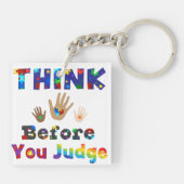 判断考えの前に キーホルダー (裏面)