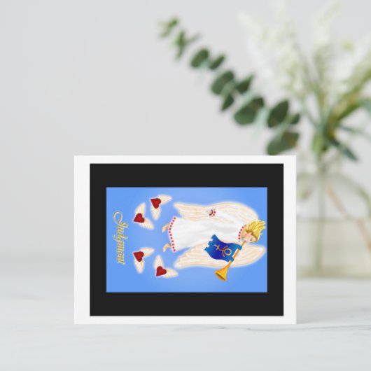 判断 – はがき (スタンド正面)