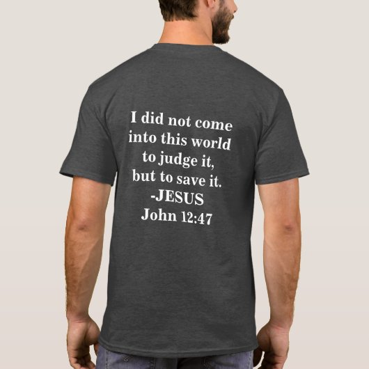 判断 Tシャツ (裏面)