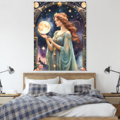 判決タロット絵画のスタイルオリジナル キャンバスプリント (インサイチュ (寝室))