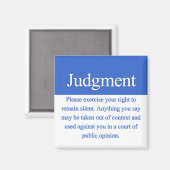 判決 マグネット (正面/裏面)