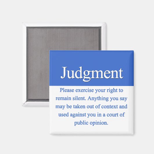 判決 マグネット (正面/裏面)