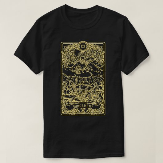 判決Iゴシックタロットd占い師2 Tシャツ (デザイン正面)