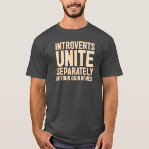 別に結合します内に向けます。 そしてあなた自身の家で Tシャツ