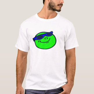 別のものは喜びの緑に直面します Tシャツ