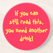 別のものは飲みます コースター (正面)