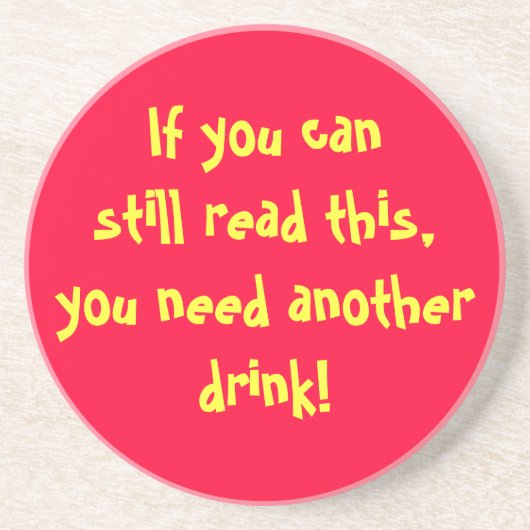 別のものは飲みます コースター (正面)