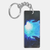 別のオオカミの像のキーチェーン キーホルダー (正面左)