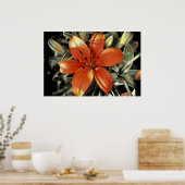 別のオレンジ色のショット ポスター (キッチン)