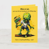 別のカスタム惑星からのパデル文字 カード (正面)