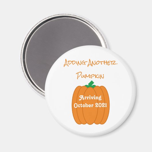 別のカボチャの追加 マグネット (正面/裏面)