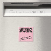 別のキリスト教の偽善者の冷蔵庫用マグネットユーモア マグネット (インサイチュ (食洗機))