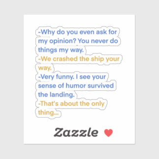 別のクローン・ウォーズ引用文 シール