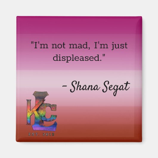 別のシャナ引用文磁石 マグネット (正面)