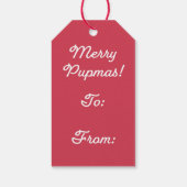 別のセーターじゃない！ブルドッグフランスのギフトラベル ギフトタグ (裏面)