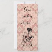 別のチャプターのみ…ヴィンテージピンクカードブックマーク (正面)
