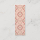 別のチャプターのみ…ヴィンテージピンクカードブックマーク スキニー名刺 (裏面)