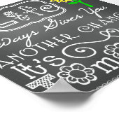 別のチャンスの黒板のポスター ポスター (角)