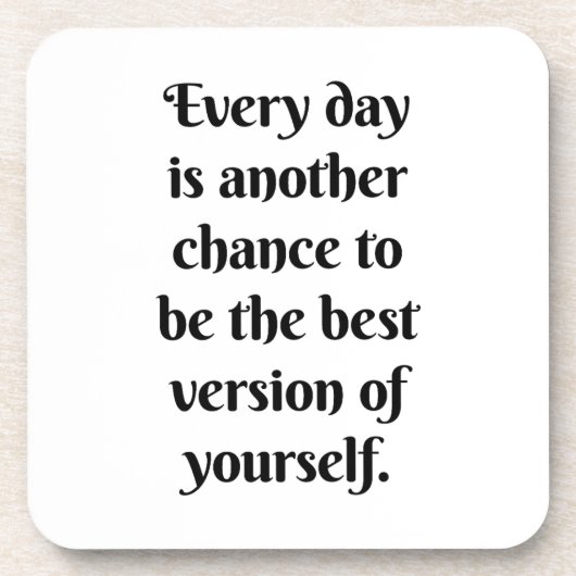 別のチャンス懸命プラスチックコースター コースター (正面)