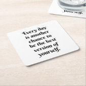 別のチャンス紙コースター スクエアペーパーコースター (アングル)