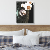 別のディメンションへの移行 キャンバスプリント (インサイチュ (寝室))