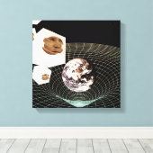 別のディメンションへの移行 キャンバスプリント (インサイチュ (ウッドフロア))