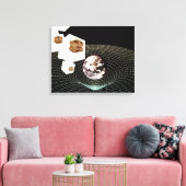 別のディメンションへの移行 キャンバスプリント (インサイチュ (リビング))