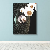 別のディメンションへの移行 キャンバスプリント (インサイチュ (ウッドフロア))