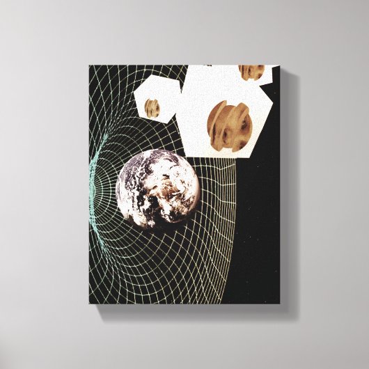 別のディメンションへの移行 キャンバスプリント (正面)