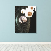 別のディメンションへの移行 キャンバスプリント (インサイチュ (ウッドフロア))